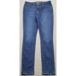 Levi's 311 Shaping Skinny Jeans Womens 28x30 Blue Denim Red Tab Mid Rise Stretch